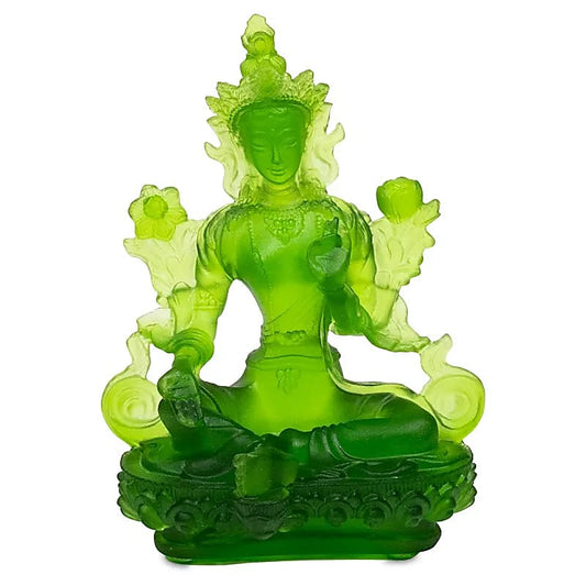 Green Tara transparent green