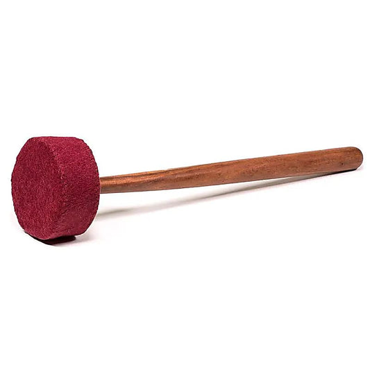 Singing bowl felt stick with wooden handle L