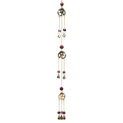 Glockenspiel Rudraksha mit OM Symbolen an Kordel großhandel thumb
