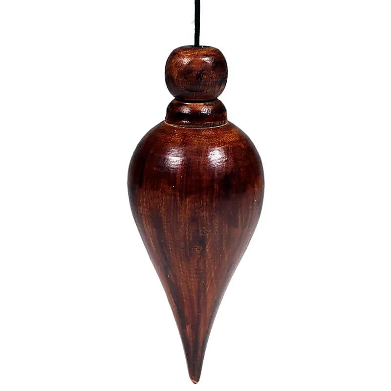 Pendule goutte d'eau en bois