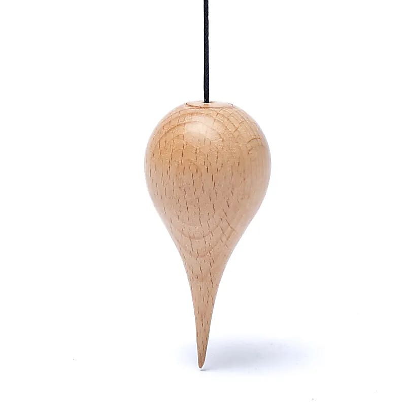 Pendel hout druppelvormig