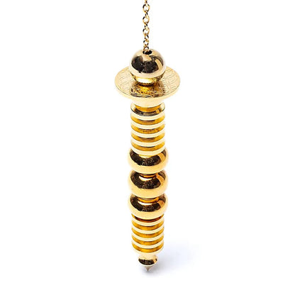 Pendolo con testimone in ottone placcato oro Fiore della vita all’ingrosso thumb