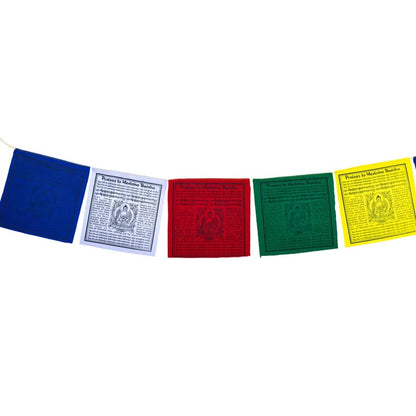 Drapeaux de prière tibétains Bouddha de la Médecine de gros thumb
