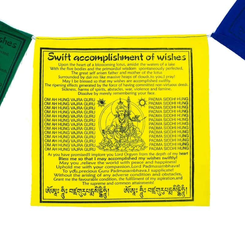 Tibetische Gebetsfahnen Guru Rinpoche
