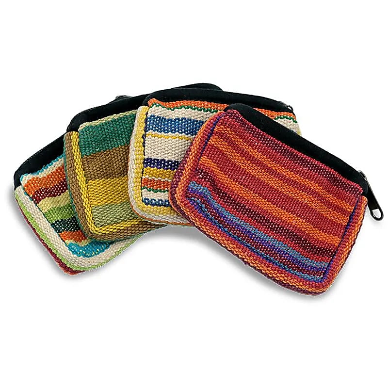 Pouches mixed colours with zipper