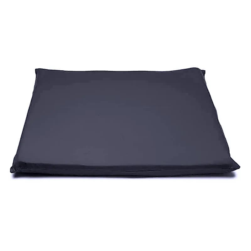 Meditation mat cover anthracite organic cotton (GOTS)