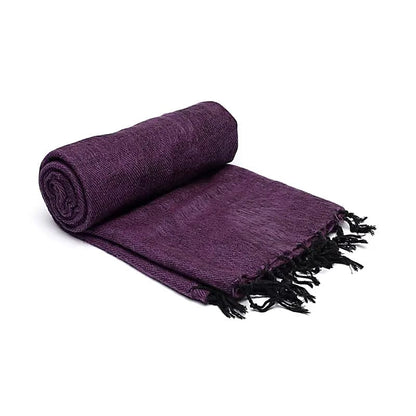 Meditatie omslagdoek paars thumb