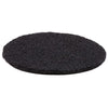 Soporte circular plano fieltro negro cuencos