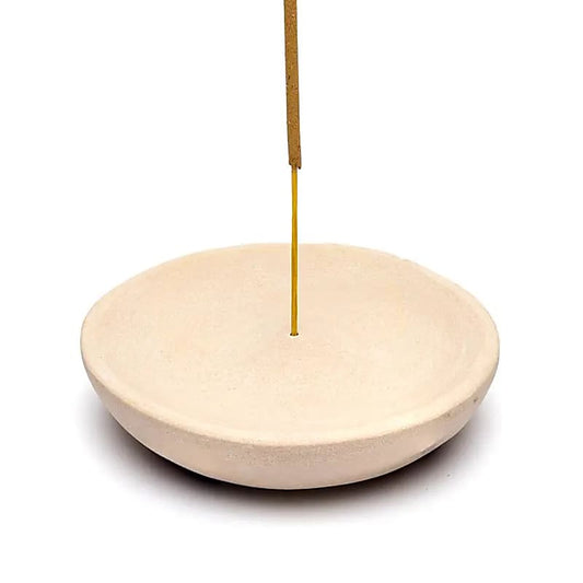 Pink sandstone incense burner