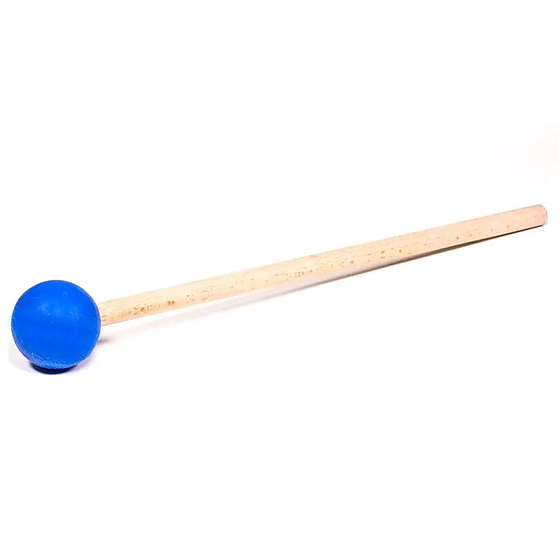 Stick for singing bowls blue