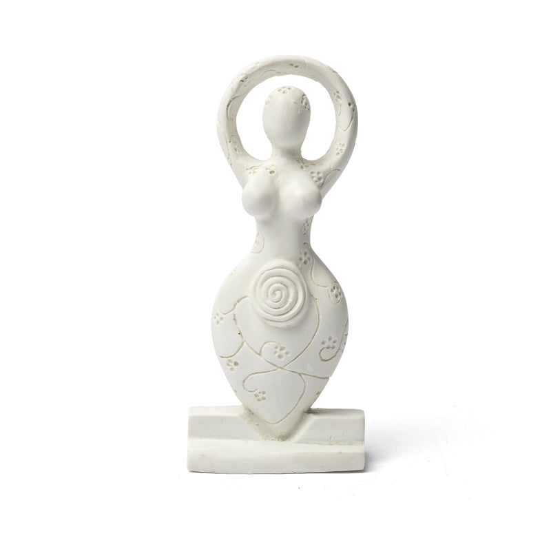 Estatua de diosa blanca