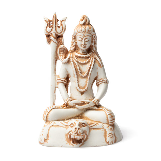 Estatua Shiva color marfil