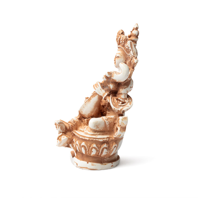 Saraswati beeld ivoorkleurig