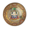 Campana tibetana Chenrezig dipinta a mano
