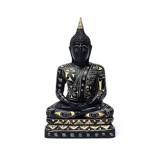 Buddha da meditazione nero