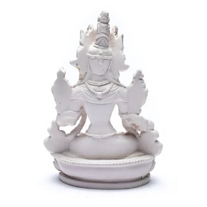 Weiße Tara Weiß Polyresin thumb