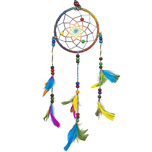 Atrapasueños cáñamo arco iris S