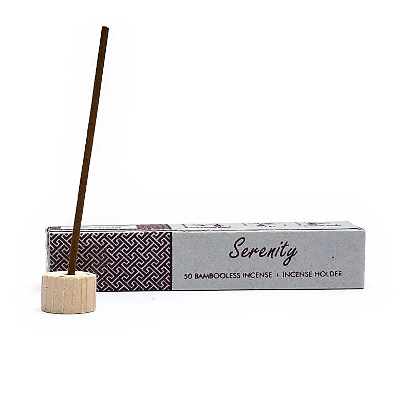 KräuterRäucherwerk ohne Bambus mit Halter Serenity