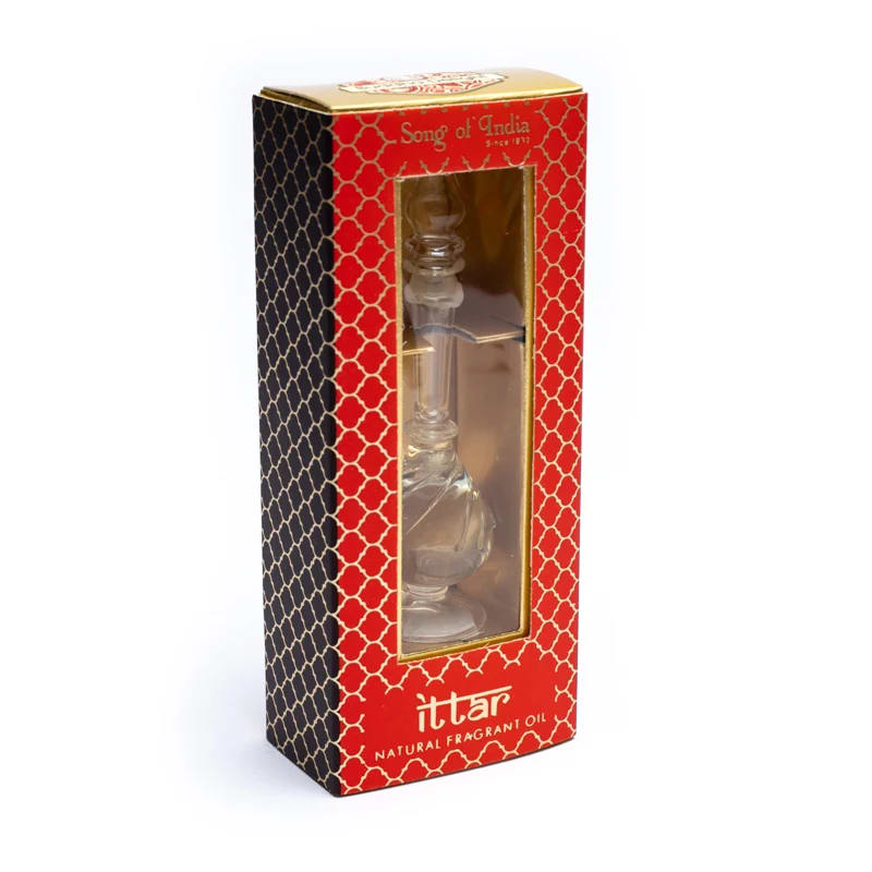 Duftöl in mundgeblasener Glasflasche Buddha Freude großhandel
