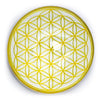 Magnet decoration Flower of Life gold colour