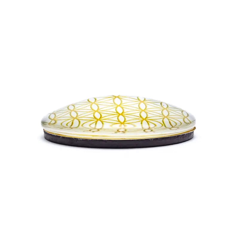 Magnet decoration Flower of Life gold colour
