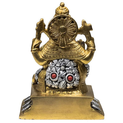 Ganesh Statuen Messing thumb