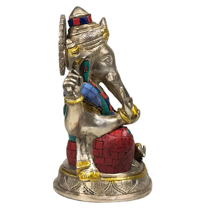 Ganesha beeld met mozaïek decoratie Kopen thumb