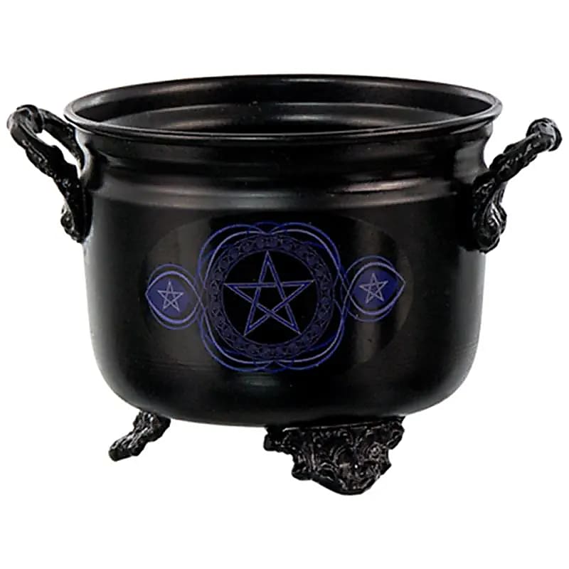 Chaudron avec Pentacle bleu