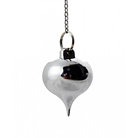 Pendulum brass chrome-plated with chamber