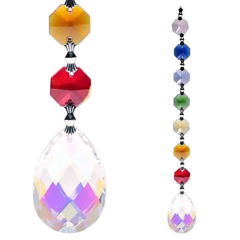 Cristal de fenêtre Aurora Amrita Feng-Shui Chakra