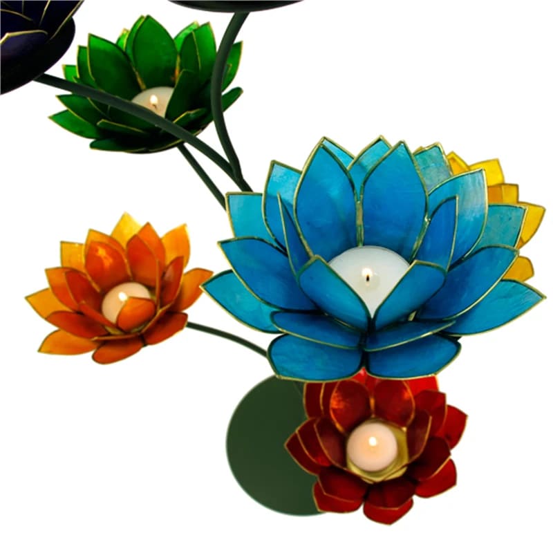 Buy Chakra Lotus Display green + 21 Lotus lightings