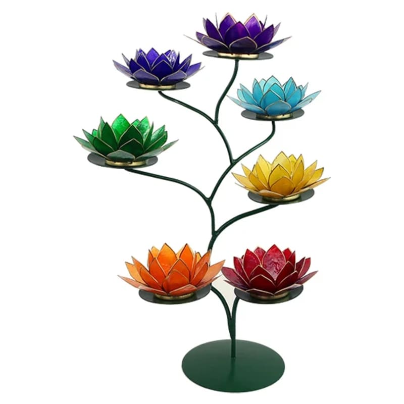 Chakra Lotus Display green