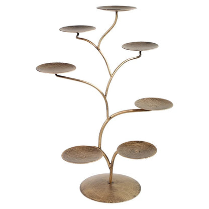 Chakra Lotus display metaal + 21 sfeerlichten IJzer thumb