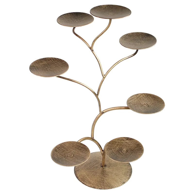 Chakra Lotus display metaal + 21 sfeerlichten