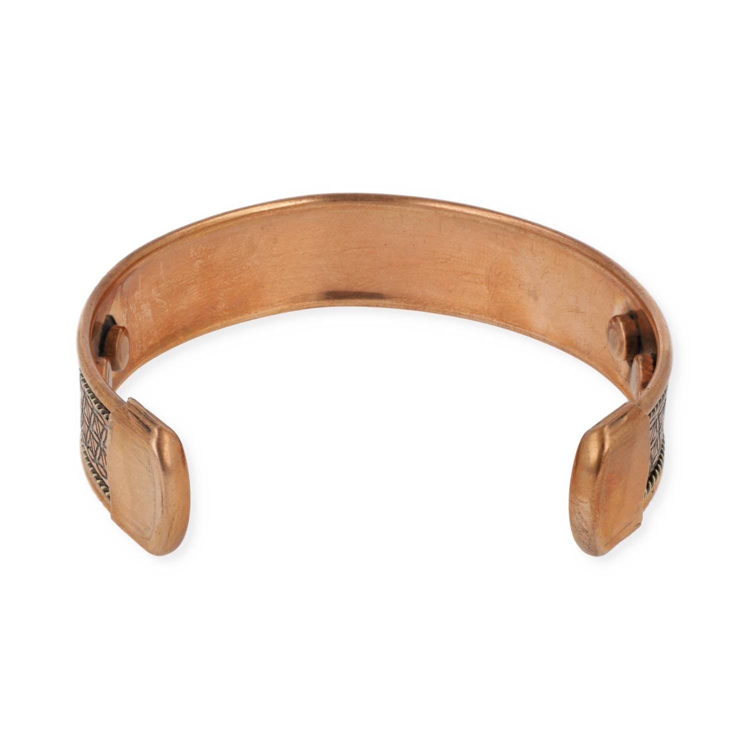 Armband magnetisch koper bloem des levens set van 2 groothandel