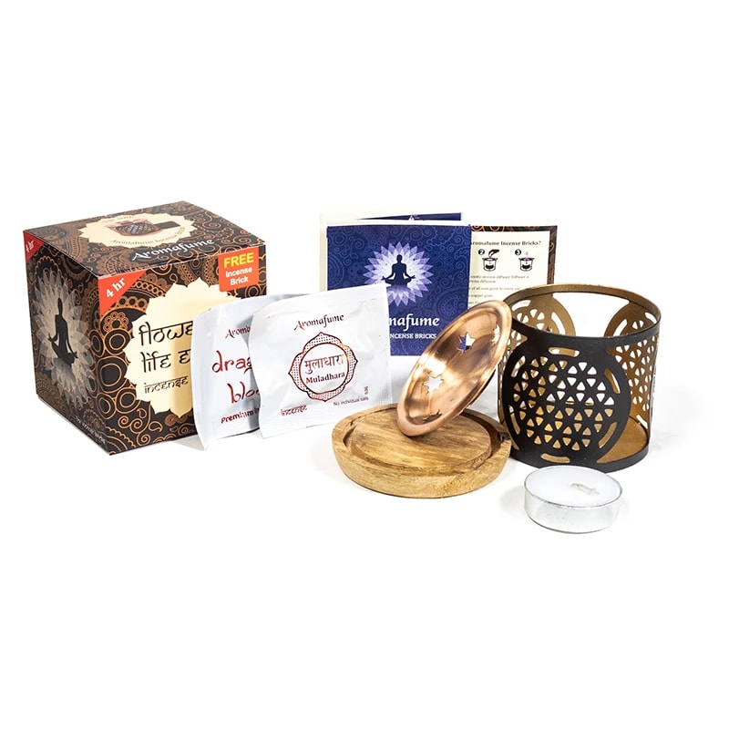 Aromafume Exotic Incense Diffuser Bloem des levens Kopen