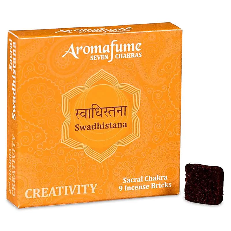 Aromafume Chakra incense bricks 2nd chakra