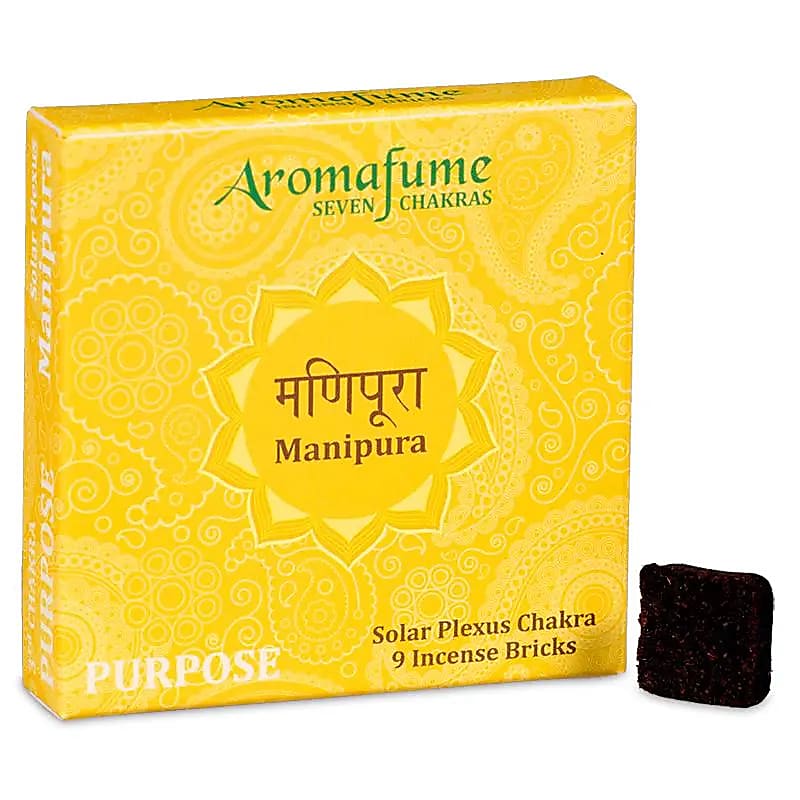 Aromafume Chakra incense bricks 3rd chakra