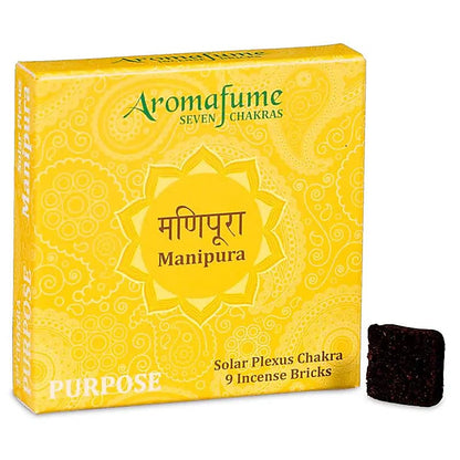 Aromafume Chakra incense bricks 3rd chakra thumb