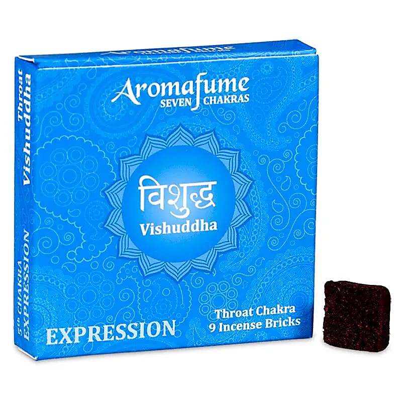 Aromafume Chakra incense bricks 5th chakra