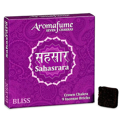 Aromafume Chakra incense bricks 7th chakra thumb