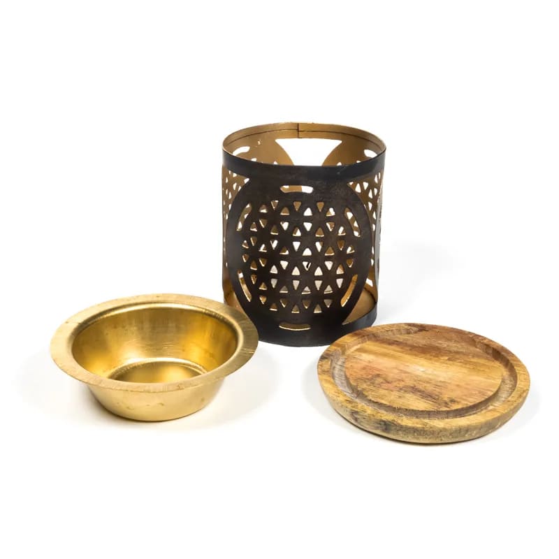 Aromafume oil burner Flower of life