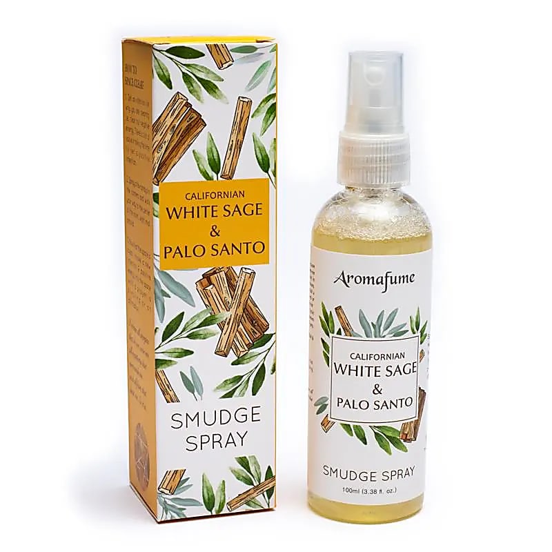 Smudge spray witte salie & palo santo Aromafume