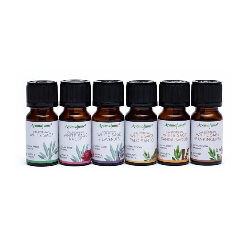 Buy White sage essential oil blend set of 6 Aromafume