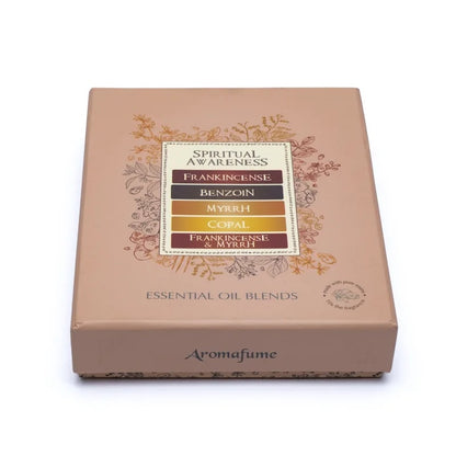 SET de 5 mélanges d'huiles essentielles en résine Aromafume de gros thumb