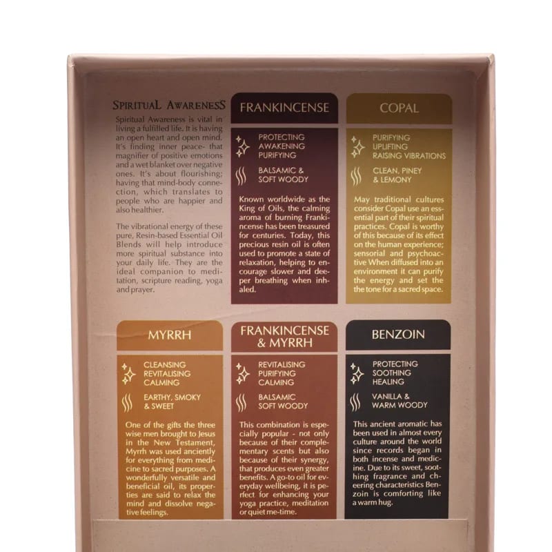 Acheter SET de 5 mélanges d'huiles essentielles en résine Aromafume