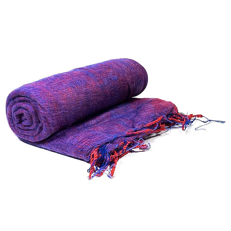 Meditatie omslagdoek violet