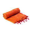 Meditation shawl orange/red