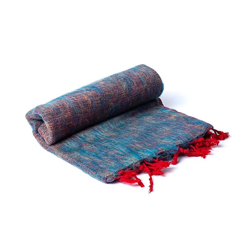 Châle de méditation multicolore