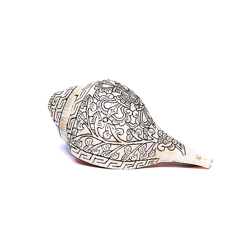 Ritual shell with Double Dorje Puja shell
